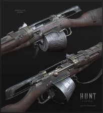 Are there automatic guns in hunt showdown?