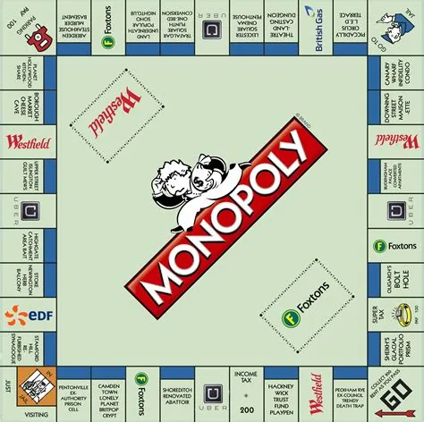 How many places are on monopoly?