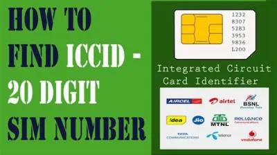 Where is 6 digit sim number?