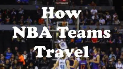 Do nba teams fly home after games?