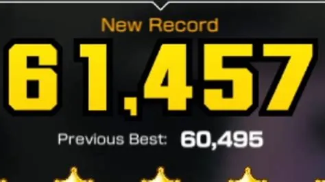 What is the highest mario kart tour score?