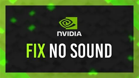 Does nvidia have audio?