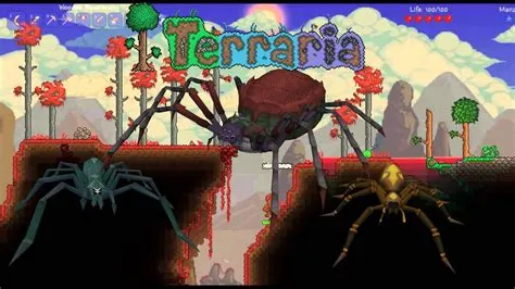 Is there spider boss in terraria?