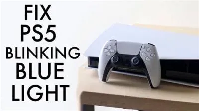 Why is my ps4 controller blinking ps5?