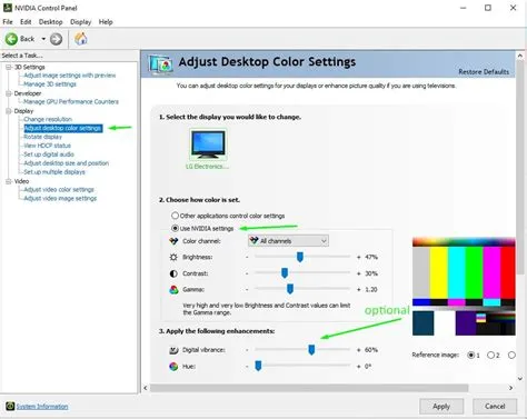 Does nvidia color settings affect fps?