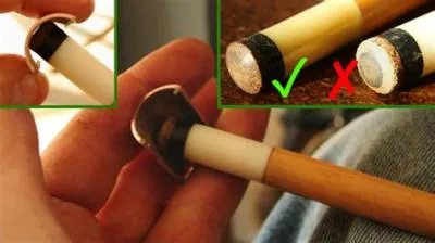 Should you sand a pool cue tip?