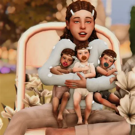 Can sims have triplets?