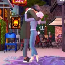 How do you kiss on sims mobile?