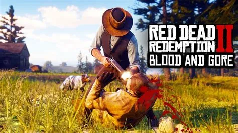 Can you turn off blood in red dead redemption 2?