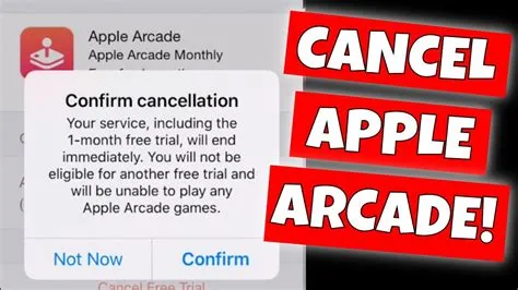 Can i cancel apple arcade and get refund?