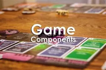 What are the 4 main components of game design?