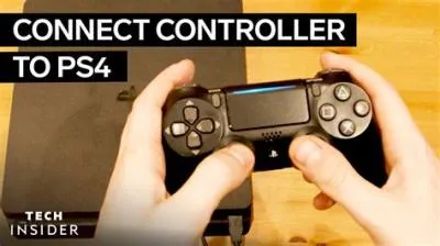 How do you connect a ps4 controller when no controller is connected?