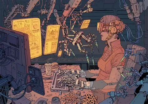 What kind of genre is cyberpunk?