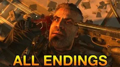 Which call of duty has multiple endings?