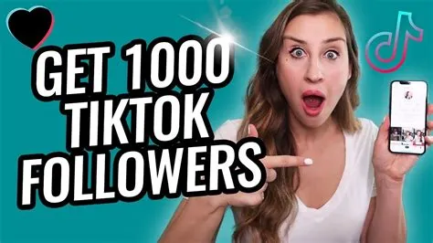 How much is 1,000 followers on tiktok?