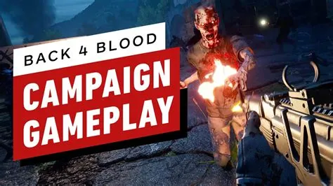 How many people can play back 4 blood campaign?