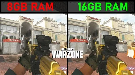 Is warzone better on 16gb or 8gb?