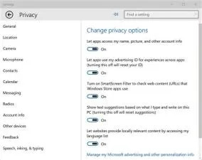 How do i change my ea privacy settings?