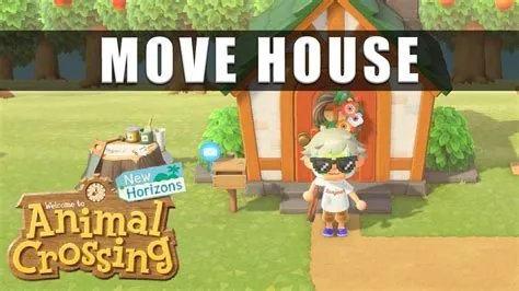 Can you move your house in animal crossing?