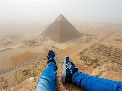 Is it illegal to touch the pyramids?