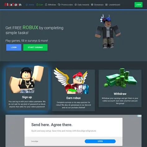 What are the websites like bloxearn?