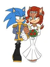 Does sonic marry sally or amy?