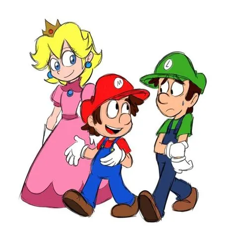 Who is younger mario or luigi?