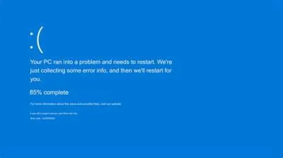 What would cause a blue screen of death?