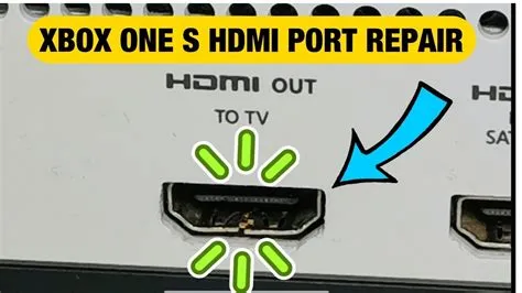 Can i use my xbox if the hdmi port is broken?