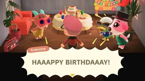 Do they celebrate your birthday in animal crossing?