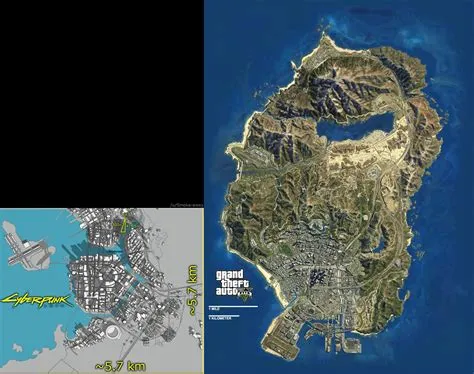 Is gta 5 bigger than cyberpunk?