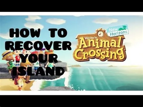 How do you recover an island on a new switch in animal crossing?