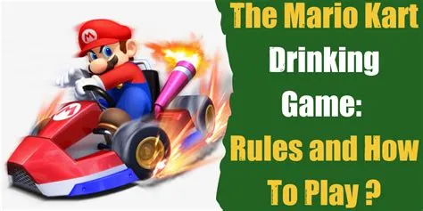 What are the rules for blue yourself mario kart?