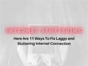 Can bad internet cause stuttering?