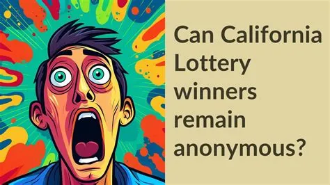 Can california lotto winners remain anonymous?