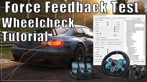 How do you test force feedback?