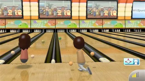 Can you play 4 players on wii bowling with two remotes?