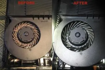 Why is my ps4 overheating after cleaning the fan?