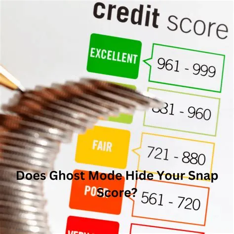 Does ghost mode hide your snap score?