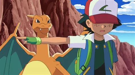 Why did ash abandon charizard?