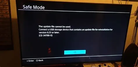 Why is my ps4 stuck on safe mode?