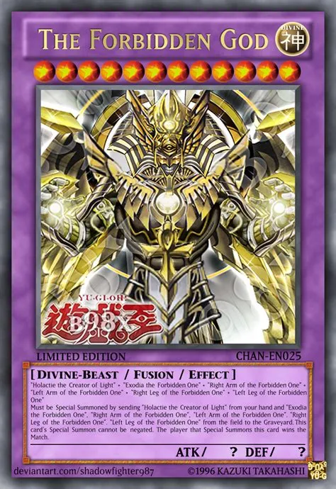 Are the god cards banned?