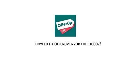 What is error code 10007?