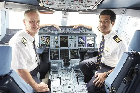 How many pilots can fly a380?