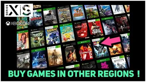 Can you buy xbox one games from different regions?