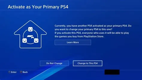 Can a ps4 account be primary on two ps4?