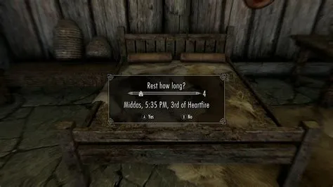 Is it good to sleep in skyrim?