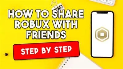 Can i share my robux with a friend?