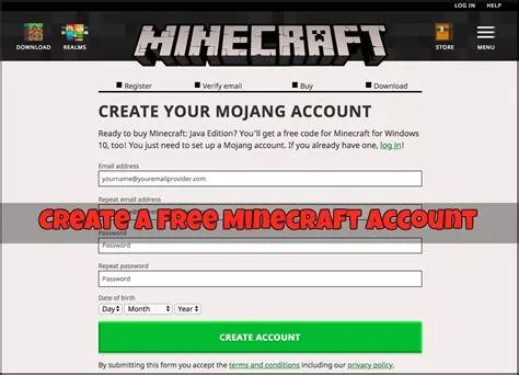 Is minecraft accounts free?