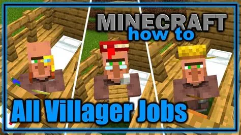 How do you make a villager with no job?